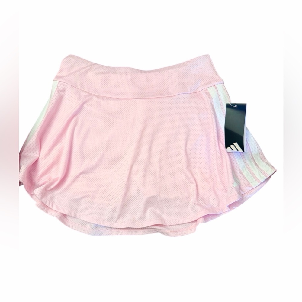 NWT Adidas Big Girls Slim Fit Pink Mesh Athletic Skort XL (16+)